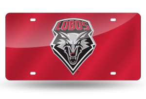 NEW Mexico Lobos Red Laser License Plate