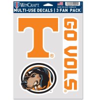 Tennessee Volunteers 3 Fan Pack Decals