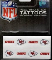 Kansas City Chiefs 8-PC Peel And Stick Tattoo Set