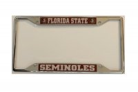 Florida State Seminoles Chrome License Plate Frame