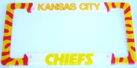 Kansas City Chiefs Acrylic License Frame