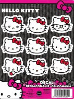 Hello Kitty Emoji Stick Onz Decal Set