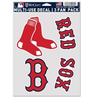Boston Red Sox 3 Fan Pack Decals