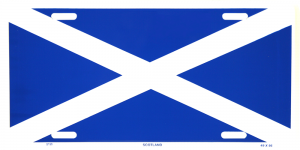 Scotland FLAG Metal License Plate