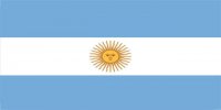 Argentina Flag Photo License Plate