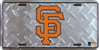 San Francisco Giants Diamond License Plate