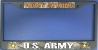 Army Strong Photo License Plate Frame