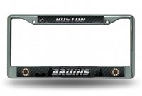 Boston Bruins Full Color Chrome License Plate Frame