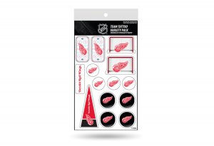 Detroit Red Wings Variety Pack Tattoo Set