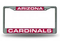 Arizona Cardinals Laser Chrome License Plate Frame