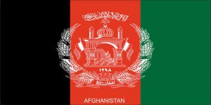 Afghanistan Flag Photo License Plate