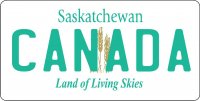 Saskatchewan Canada Photo License Plate