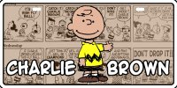Charlie Brown Photo License Plate