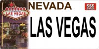 Nevada Las Vegas Photo License Plate