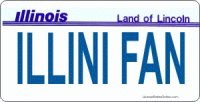 Design It Yourself Illinois State Look-Alike Bicycle Plate