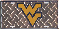 West Virginia University Mountaineers License Plate