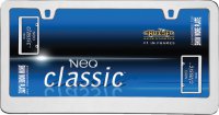 Neo Classic Chrome License Plate Frame