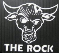 The Rock White 4" x 4" Decal