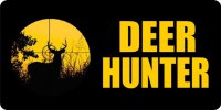 Deer Hunter Photo License Plate