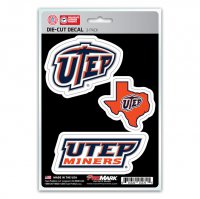 University Of Texas At El Paso Miners Team Decal Set