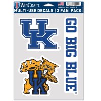 Kentucky Wildcats 3 Fan Pack Decals