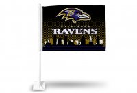 Baltimore Ravens Car Flag