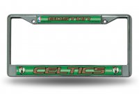 Boston Celtics Glitter Chrome License Plate Frame