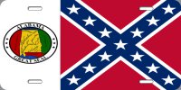 Alabama State Flag Photo License Plate