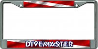 Divemaster Chrome License Plate Frame