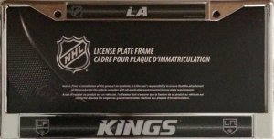 Los Angeles Kings Glitter Chrome License Plate Frame