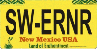 Design It Yourself New Mexico State Look-Alike Bicycle Plate