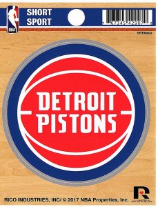Detroit Pistons Short Sport Decal