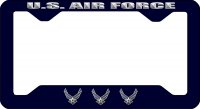 U.S. Air Force Thin Style License Plate Frame