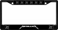Metallica Black License Plate Frame