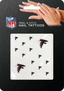 Atlanta Falcons Peel And Stick Nail TATTOOs
