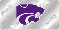Kansas State Wildcats K-State Laser License Plate