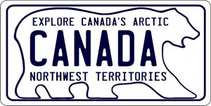 Explore Canada's Arctic Photo License Plate