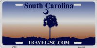 South Carolina State Look A Like Metal License Plate