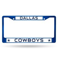 Dallas Cowboys Anodized Blue License Plate Frame
