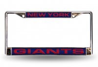 New York Giants Laser Chrome License Plate Frame