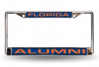 Florida Gators Alumni Laser Chrome License Plate Frame