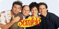 Seinfeld Cast Photo License Plate