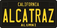 Alcatraz Alumni Photo License Plate