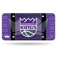 Sacramento Kings Metal License Plate