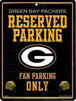 Green Bay Packers Metal Parking Sign