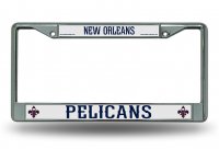 New Orleans Pelicans Chrome License Plate Frame