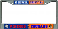 St. Cyrus H.S. / Liberty H.S. House Divided Photo Frame