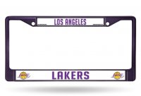 Los Angeles Lakers Anodized Purple License Plate Frame