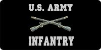 U.S. Army Infantry License Plate