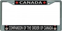 Canada Companion Of The Order Of Canada Chrome Frame